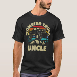 Monster Truck Uncle Matching Family Monster Truck T-Shirt