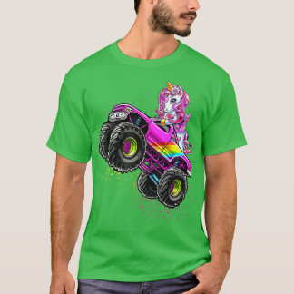 Monster Truck Unicorn Geburtstagsparty Monster Tru T-Shirt