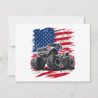 Monster Truck USA Flag Amerikaner