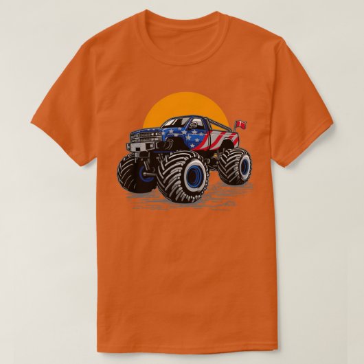 Monster Truck USA T-Shirt (Design vorne)