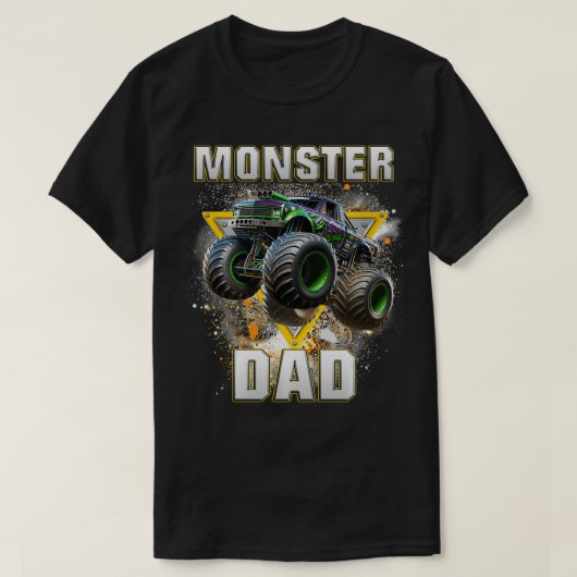 Monster Truck Vater Monster Truck sind mein Jam Tr T-Shirt (Design vorne)