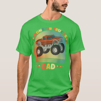 Monster Truck Vater Retro Vintag Monster LKW 8 T-Shirt