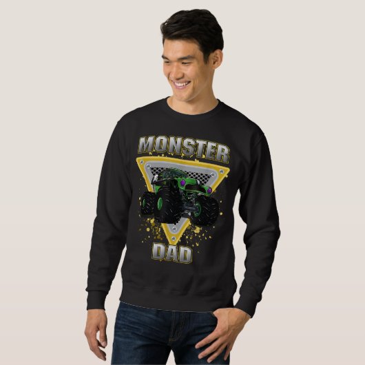 Monster Truck Vater Sweatshirt (Vorne ganz)