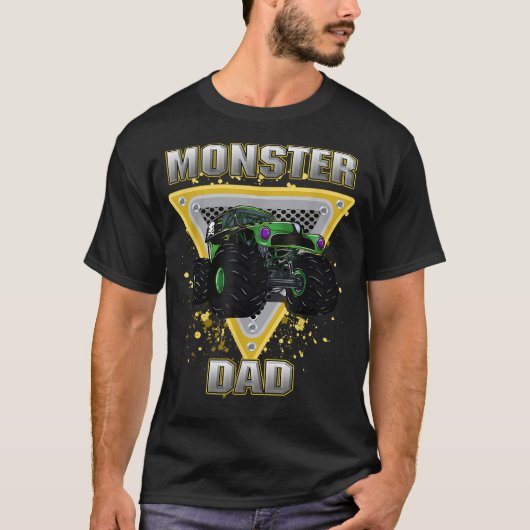 Monster Truck Vater T-Shirt (Vorderseite)