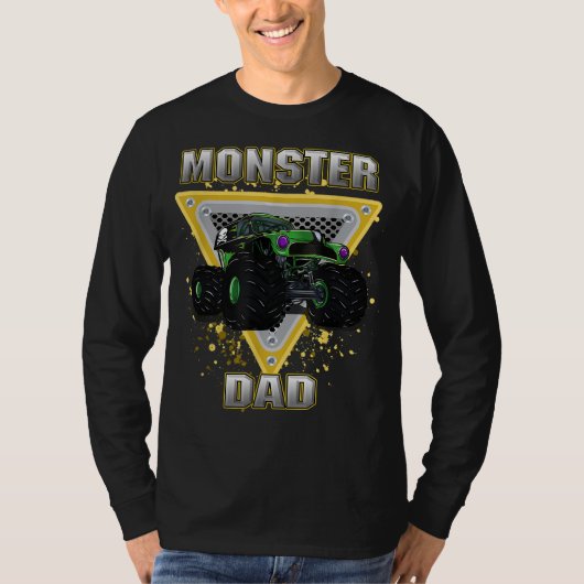 Monster Truck Vater T-Shirt (Vorderseite)
