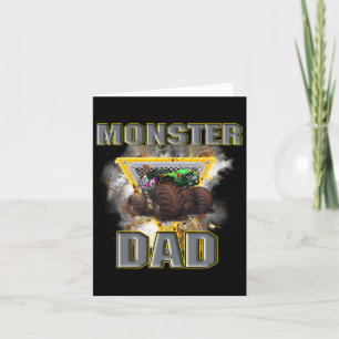 Monster Truck Vater Vathage Day Monster Truck sind Karte