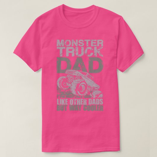 Monster Truck Vathers Day Vater T-Shirt (Design vorne)