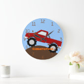 Monster Truck Wall Clock Große Wanduhr (Zuhause)
