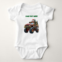 Monster Truck Weihnachten - Babykleidung