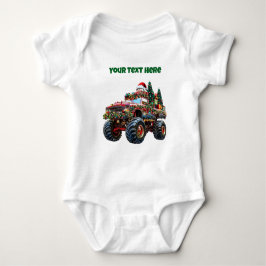 Monster Truck Weihnachten - Babykleidung Baby Strampler