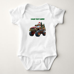 Monster Truck Weihnachten - Babykleidung Baby Strampler