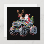 Monster Truck Weihnachten Santa Rentier Urlaub (Vorne/Hinten)