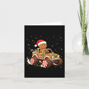 Monster-Truck-Weihnachtsgebäck-Backen Weihnachten Karte