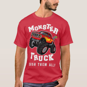 Monster Truck zerquetscht sie alle Garage Racer Au T-Shirt