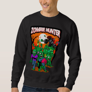 Monster Truck Zombie Hunter Halloween Untoten Kilo Sweatshirt