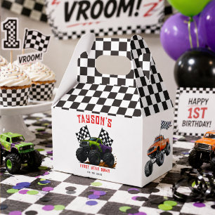 Monster Trucks 1. Geburtstagsfeier  Geschenkschachtel