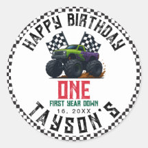 Monster Trucks 1st Birthday Vroom Party