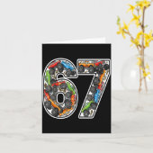 Monster Trucks 67 Meme Funny Design For Boys Kids  Karte (Gelbe Blume)