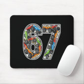Monster Trucks 67 Meme Funny Design For Boys Kids Mousepad (Mit Mouse)