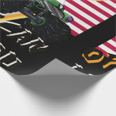 Monster Trucks Alle amerikanischen Design Geschenkpapier (Ecke)