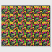 Monster Trucks Alle amerikanischen Design Geschenkpapier (Flach)