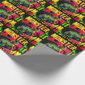 Monster Trucks Alle amerikanischen Design Geschenkpapier (Ecke)