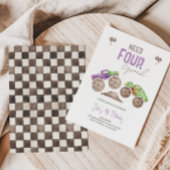 Monster Trucks Bash Geburtstag Einladung jedes Alt