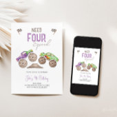 Monster Trucks Bash Geburtstag Einladung jedes Alt