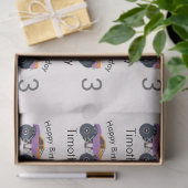 Monster Trucks Boy's Name & Age Geburtstag Seidenpapier (Geschenk)