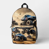 Monster Trucks Chaos, Bedruckter Rucksack (Vorderseite)