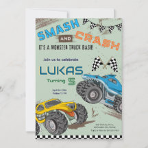 Monster Trucks Geburtstagsfeier Kleiner Junge