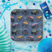 Monster Trucks Geburtstagsparty Pappteller (Party)