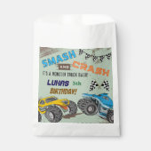 Monster Trucks Jungen-Geburtstagsfeier Geschenktütchen (Vorderseite)