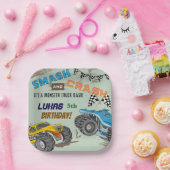 Monster Trucks Jungen-Geburtstagsfeier  Pappteller (Party)