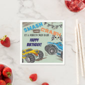 Monster Trucks Jungen-Geburtstagsfeier Serviette (Beispiel)