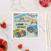 Monster Trucks Jungen-Geburtstagsfeier Serviette (Beispiel)
