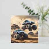Monster Trucks Mayhem, Einladung (Stehend Vorderseite)