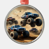 Monster Trucks Mayhem, Ornament Aus Metall (Vorne)