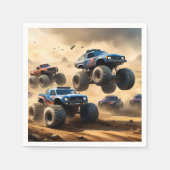 Monster Trucks Mayhem, Serviette (Vorderseite)