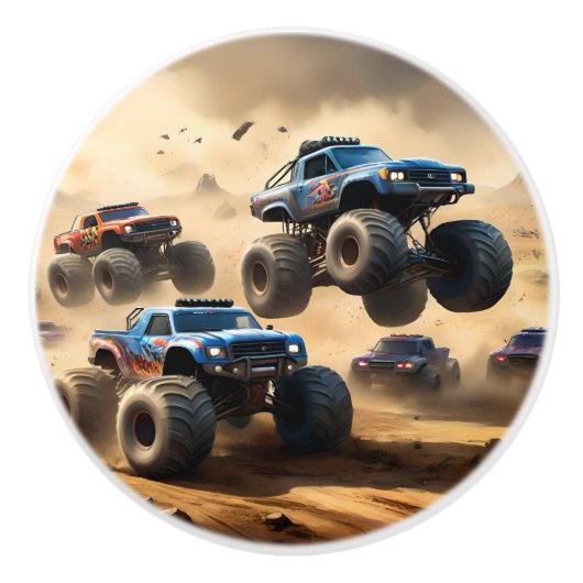 Monster Trucks Racing, Keramikknauf (Vorderseite)