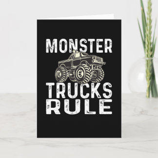 Monster-Trucks-Regel Karte
