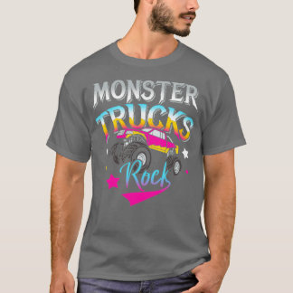 Monster Trucks Rock Monstertruck Car Fan Benzin T-Shirt