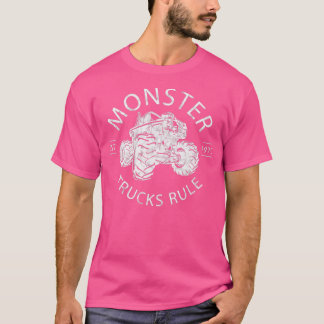 Monster Trucks Shirt Vintages Design