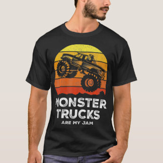 Monster Trucks sind mein Jam Monster Truck Funny E T-Shirt