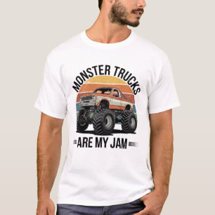 Monster Trucks sind mein Vintager Konfitüre Monste T-Shirt