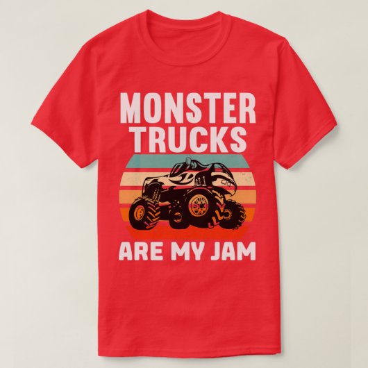 Monster Trucks sind meine Jam Cool Monster Truck 3 T-Shirt (Design vorne)