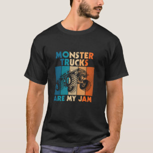 Monster Trucks sind meine Jam Retro Monster Truck  T-Shirt