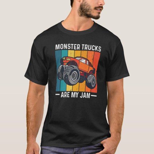 Monster Trucks sind meine Jam Truck Driver Road Ki T-Shirt (Vorderseite)