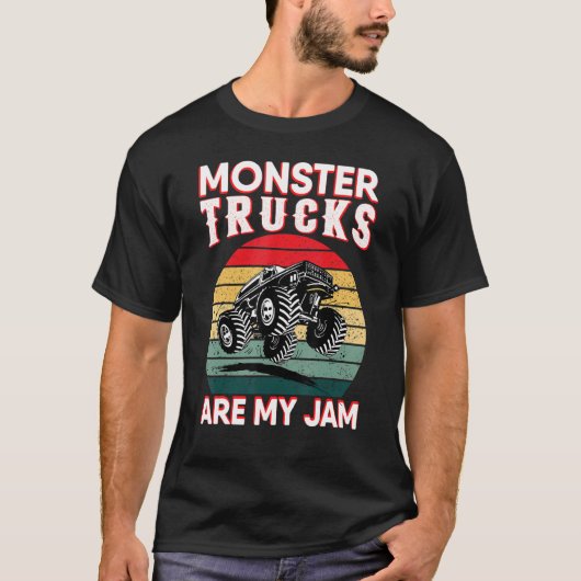 Monster Trucks sind meine Marmelade-Motoren LKW Tr T-Shirt (Vorderseite)
