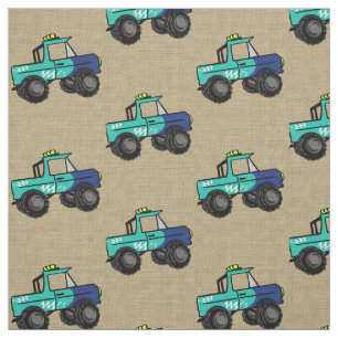 Monster Trucks Stoff
